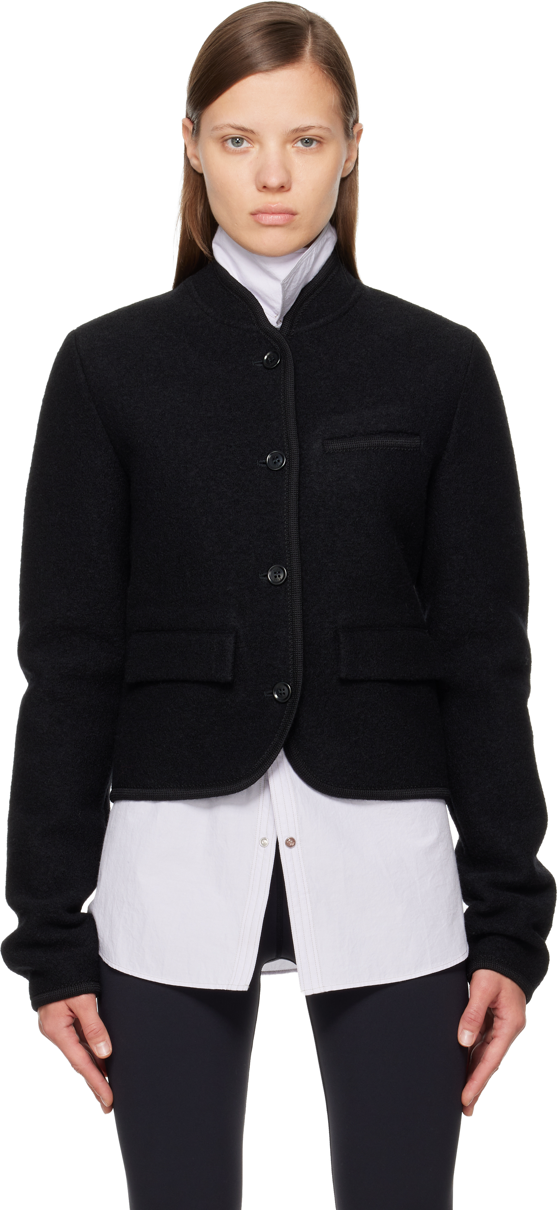 Rier: Black Walker Jacket | SSENSE UK