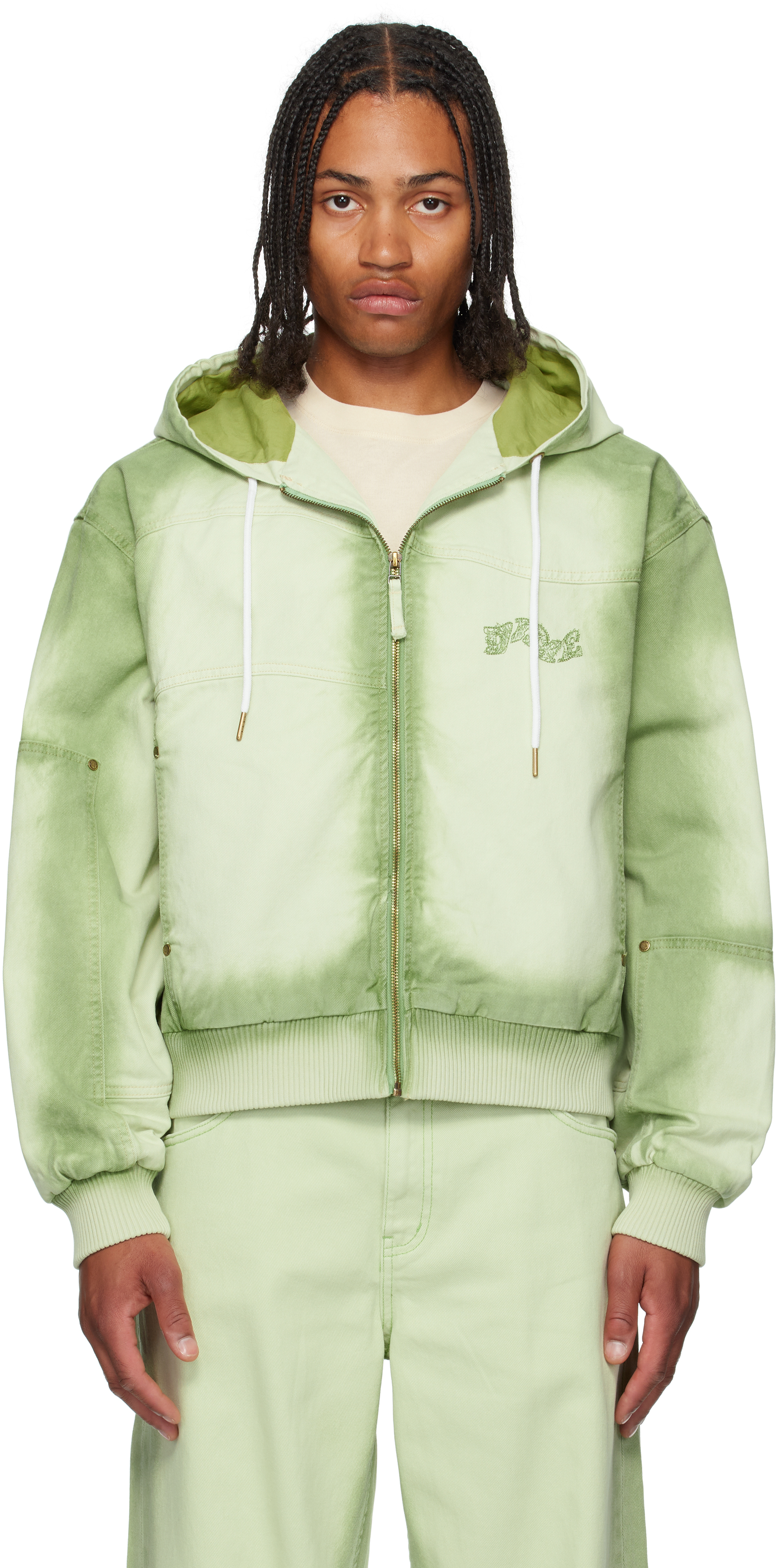 Dimeのグリーン フード付き ユーティリティジャケットがセール中