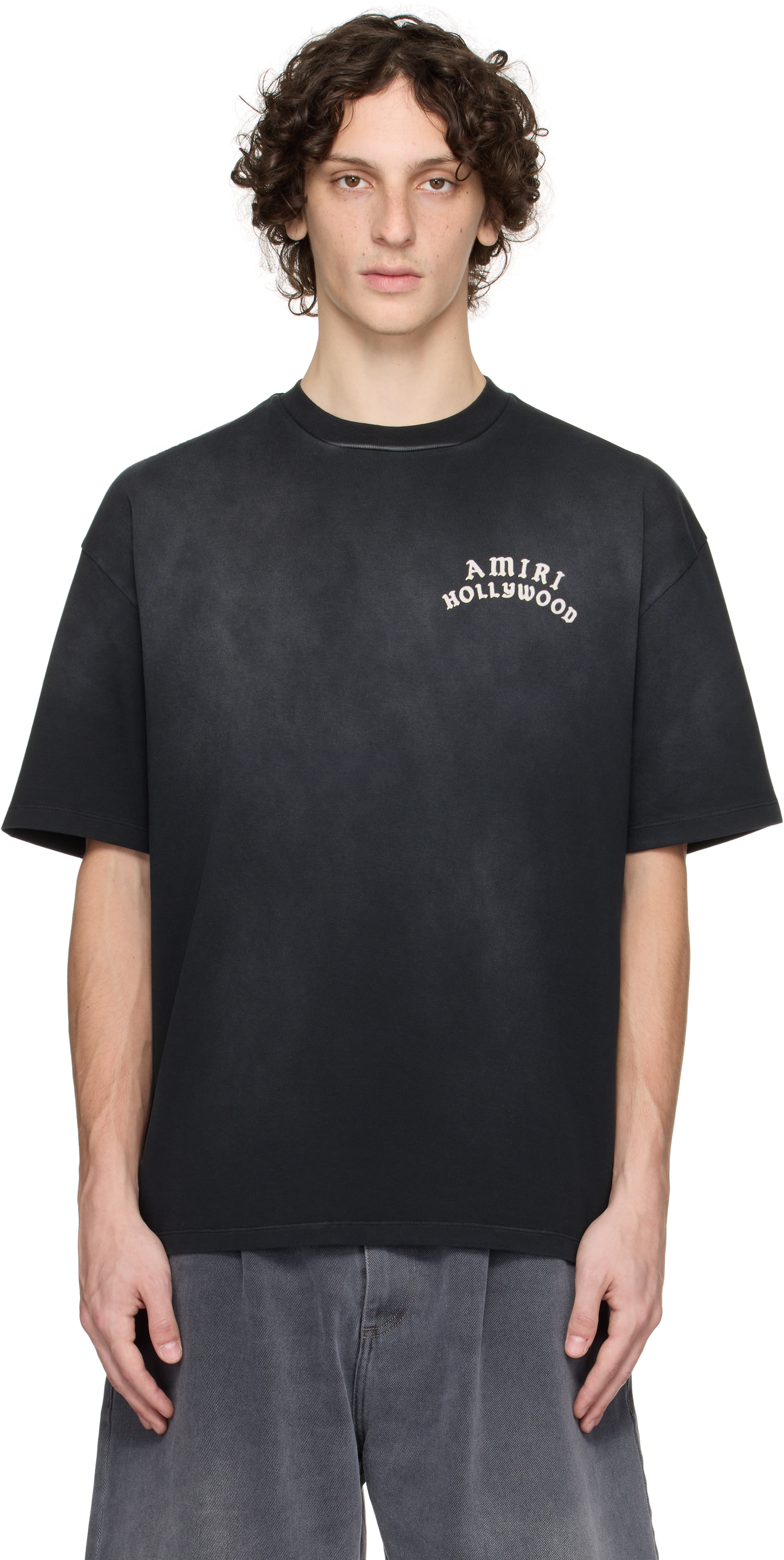 AMIRIのブラック 'AMIRI Hollywood' オーバーサイズ Tシャツがセール中