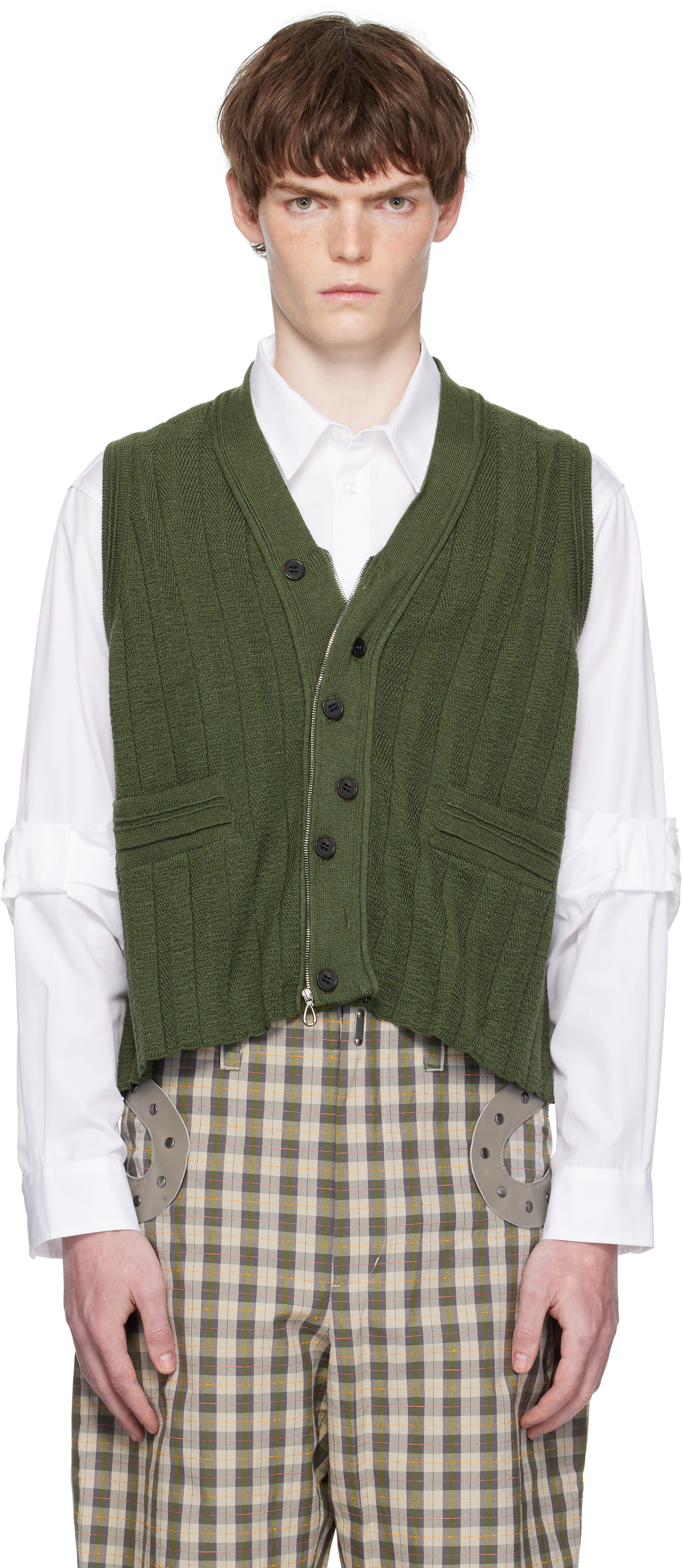 名作 KIKO KOSTADINOV 21AW ニットベスト サイズ48 名作 KIKO