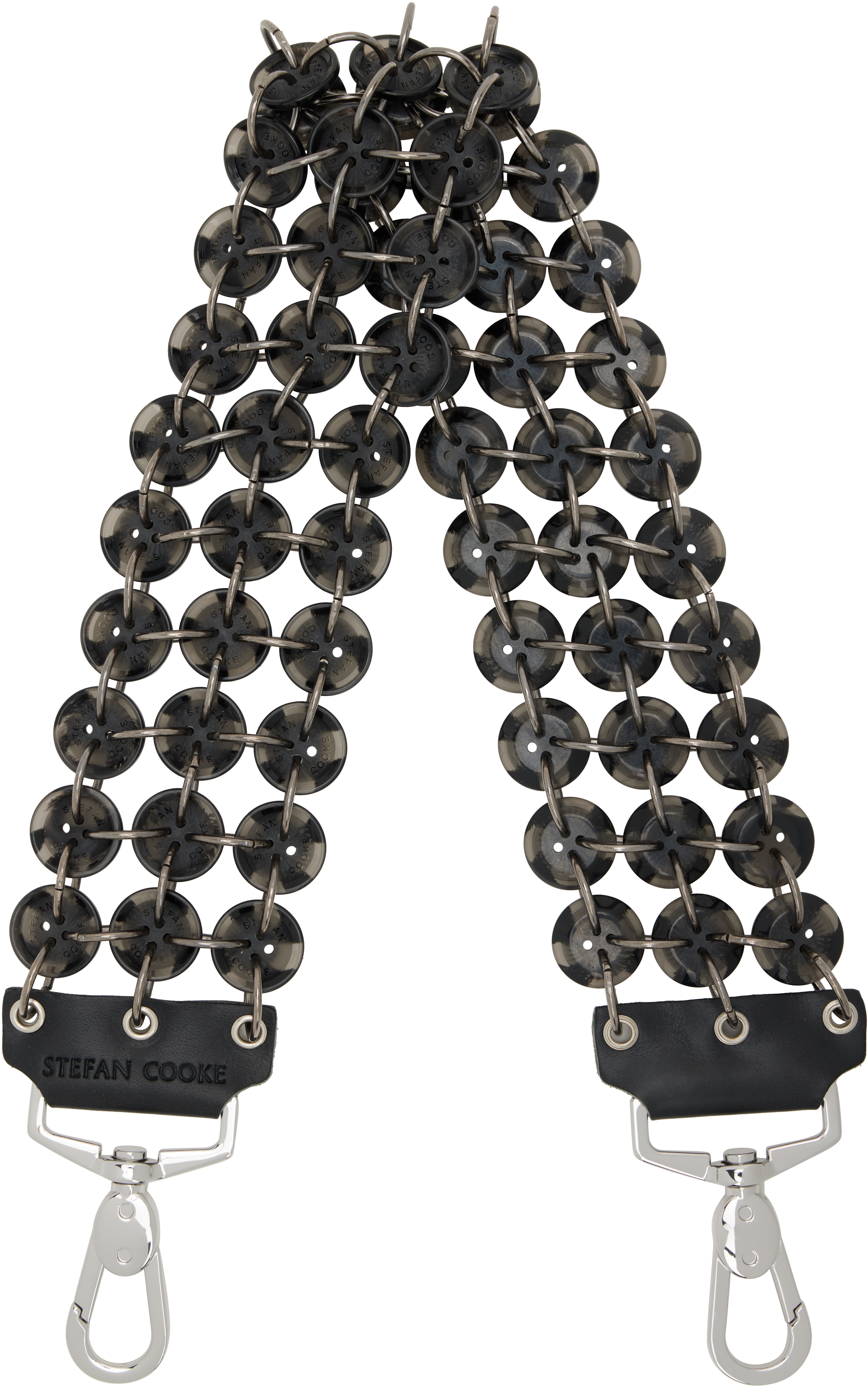 Stefan Cookeのブラック Button ショート バッグストラップがセール中