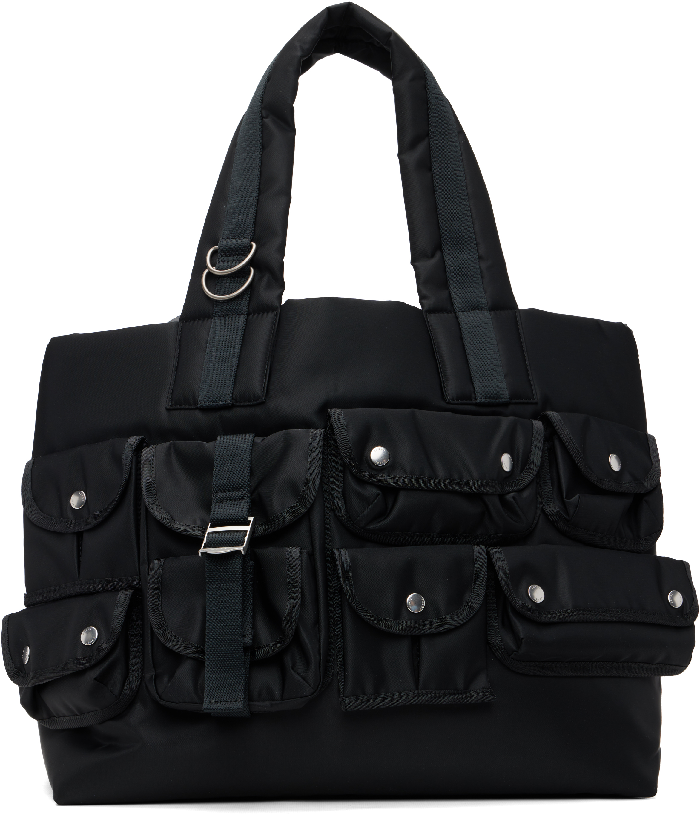 sacai: ブラック Nylon トートバッグ | SSENSE 日本