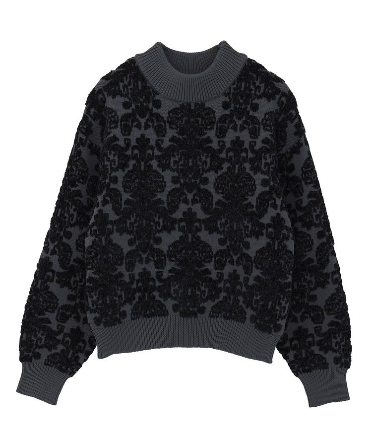 swing by アラベスクジャカードニット/Green Parks（グリーン パークス