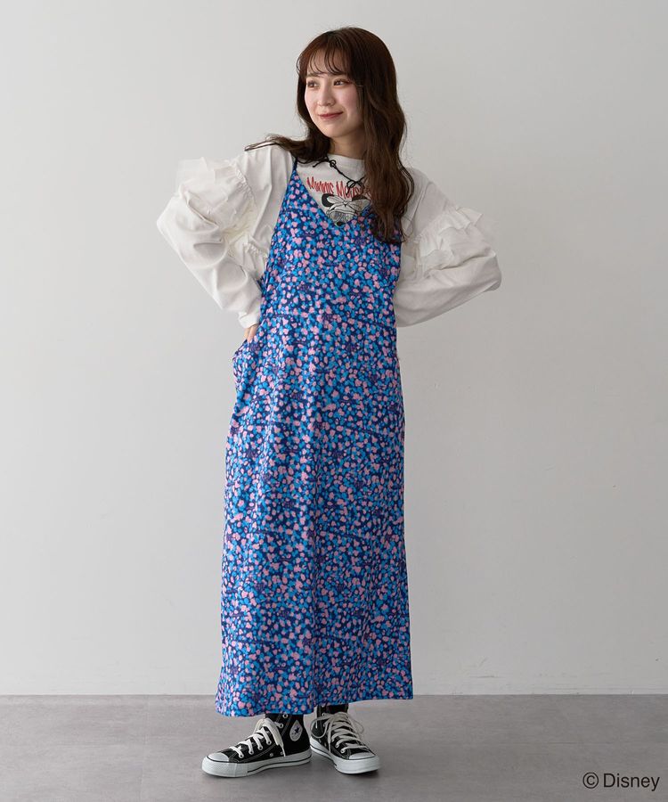ミッキー＆フレンズ/ジャガードキャミワンピース/Green Parks