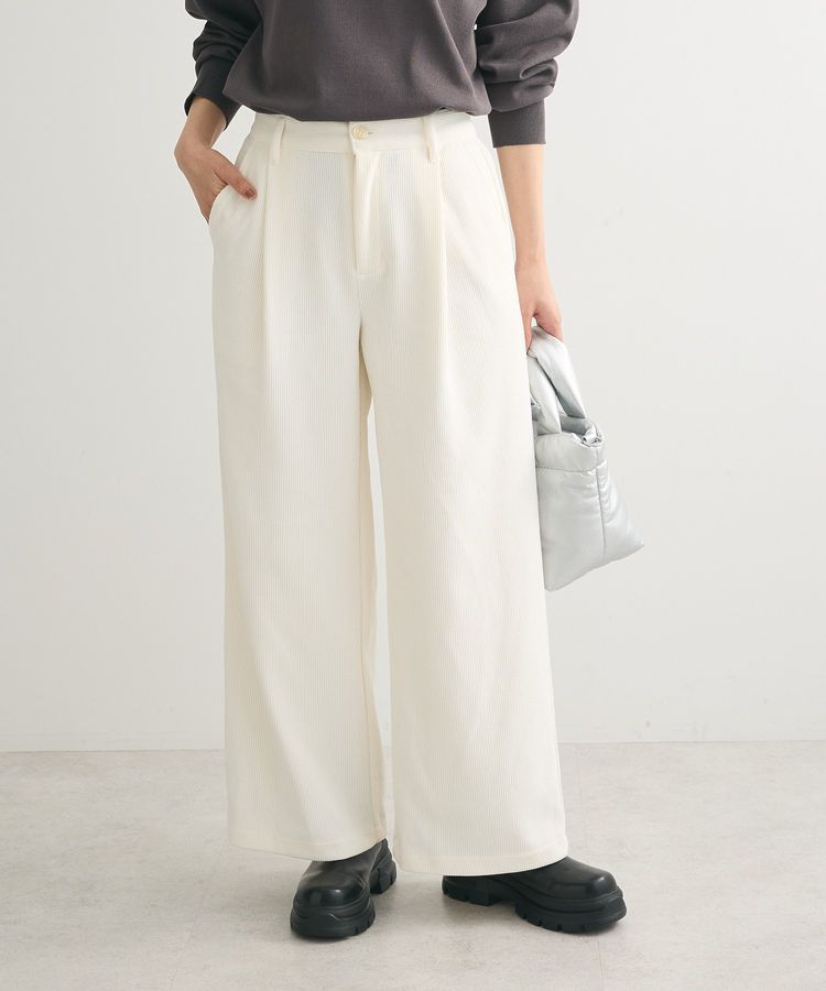 コーデュロイワイドパンツ/Green Parks（グリーン パークス）のワイド