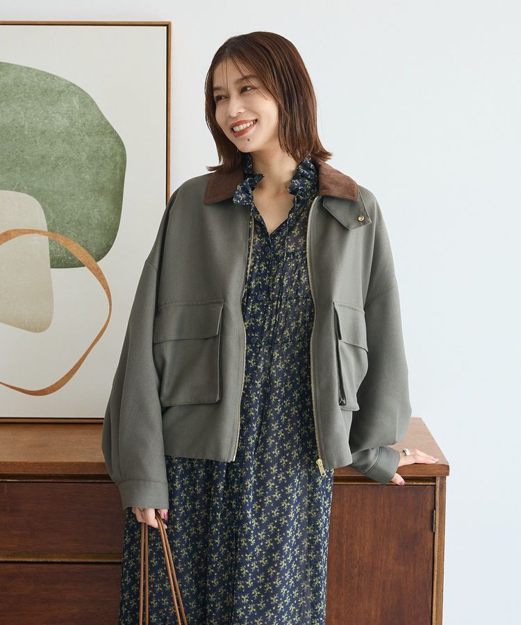 2WAYジップアップジャケット/Green Parks（グリーン パークス）の