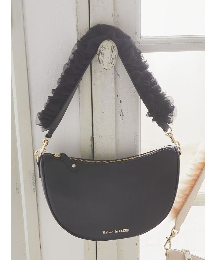 チュールフリルショルダーバッグ/Maison de FLEUR（メゾン ド フルール