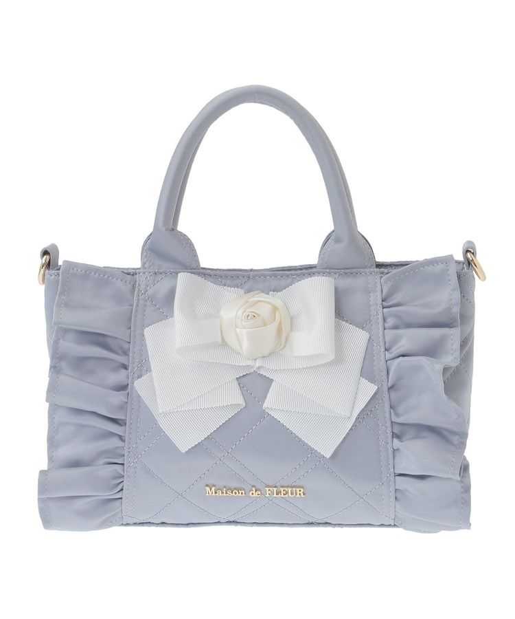 ローズ2Wayキルティングミニトートバッグ/Maison de FLEUR（メゾン ド