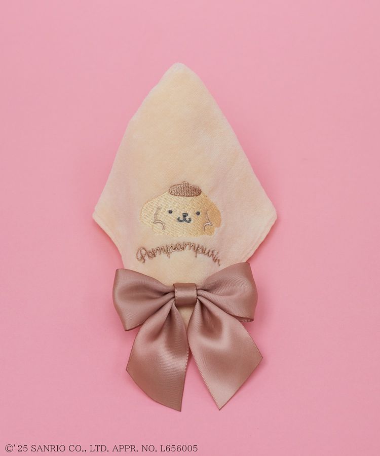 ポムポムプリン タオルハンカチ/Maison de FLEUR（メゾン ド フルール