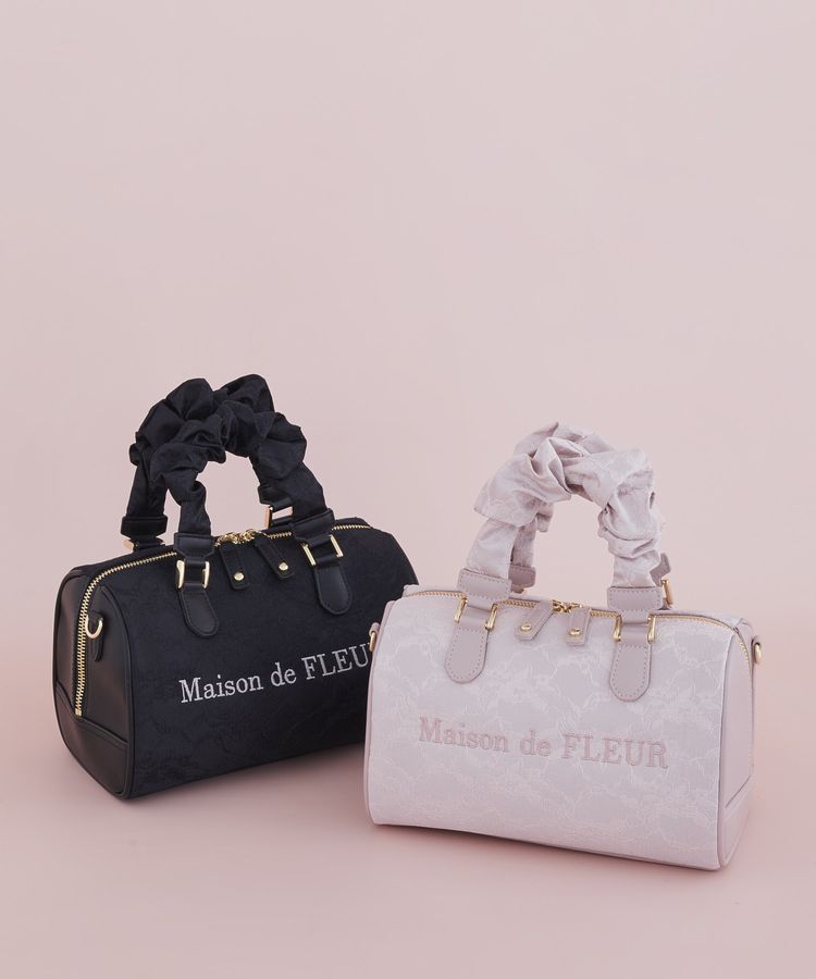 レース2Wayボストンバッグ/Maison de FLEUR（メゾン ド フルール）の