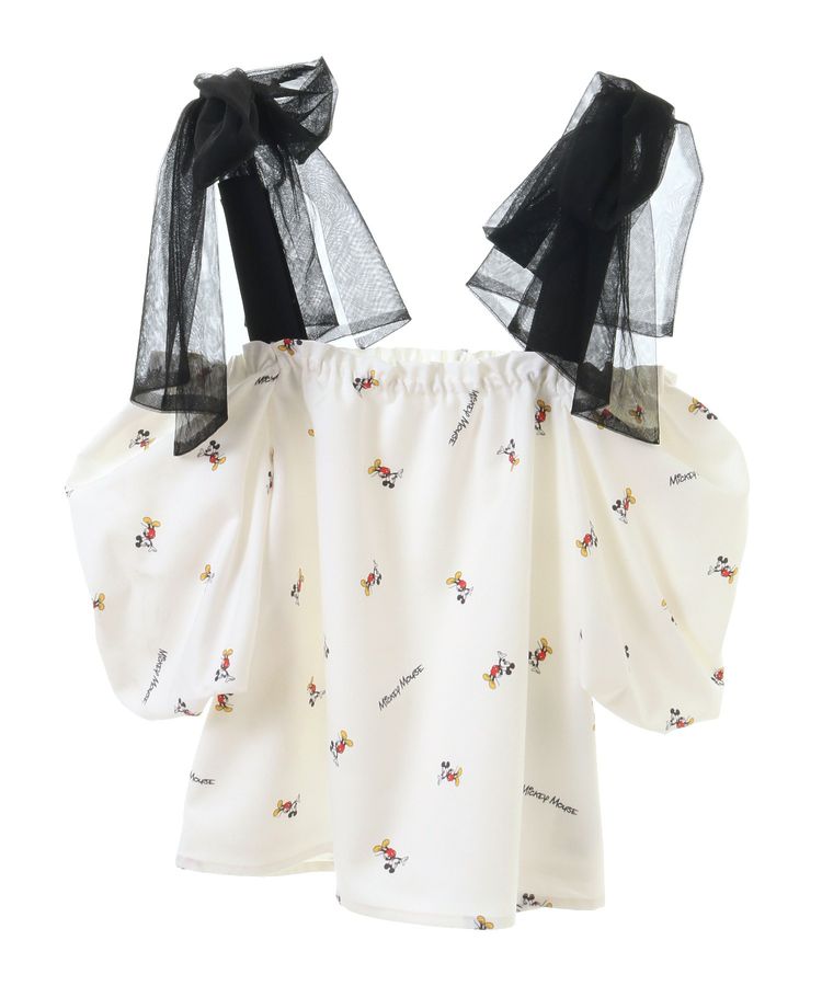 ミッキー / 総柄リボンブラウス/Areeam（アリーム）のニット・セーター