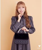 ミッキー/ファー付きキルティングバッグ/Areeam（アリーム）の