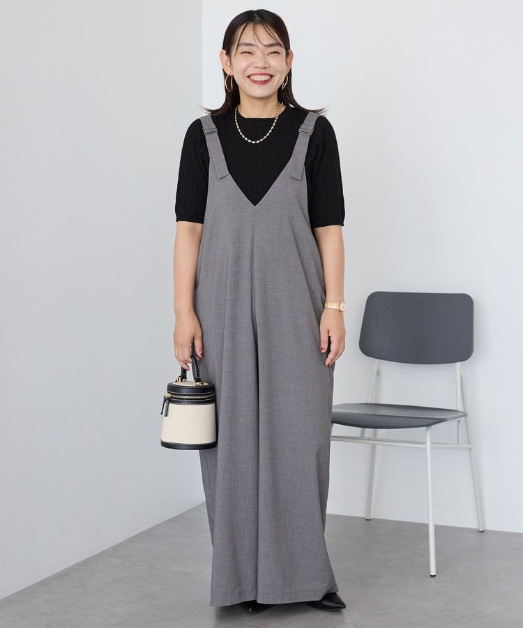 イージーケアVネックオールインワン/AMERICAN HOLIC（アメリカン