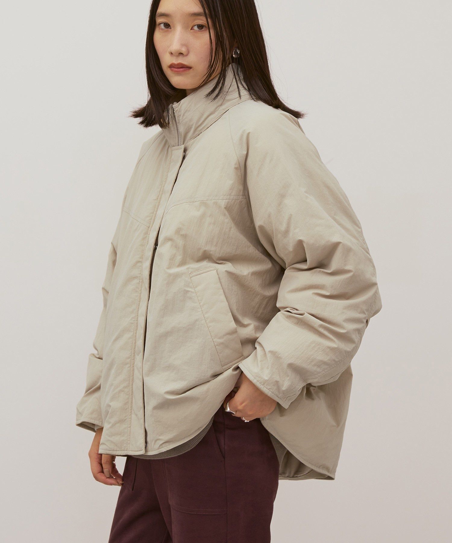 撥水加工・保温】ミドル丈モンスターコート/AMERICAN HOLIC