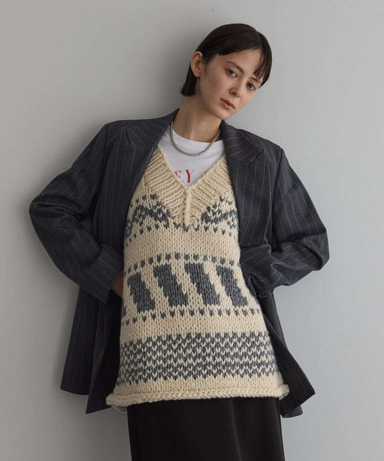 TORRAZZO DONNA】ハンドニット ベスト/GARAGE OF GOOD CLOTHING