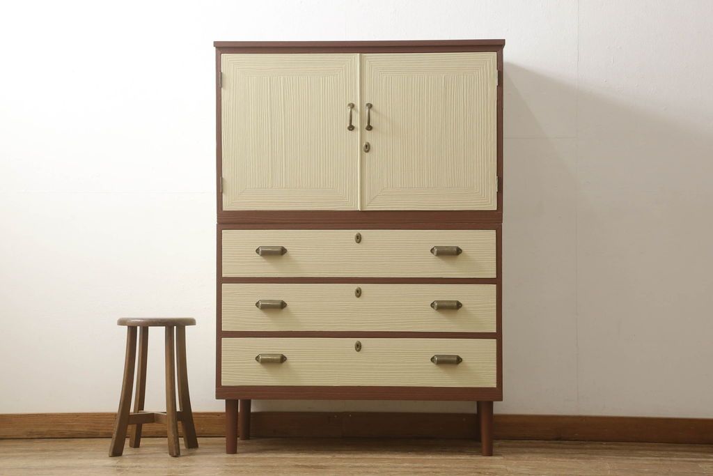 公式】アンティーク家具ラフジュ工房商品詳細ページ3段重ね桐箪笥を