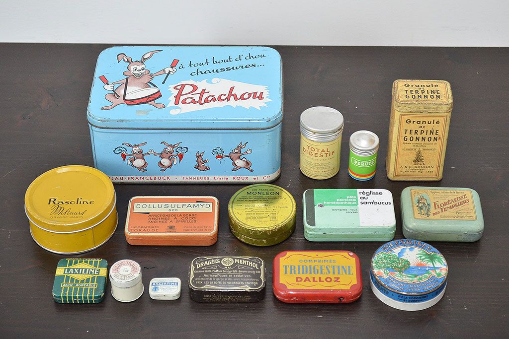 イギリス 英国 アンティーク ブリキ缶 トフィー缶 希少 レア レトロ缶