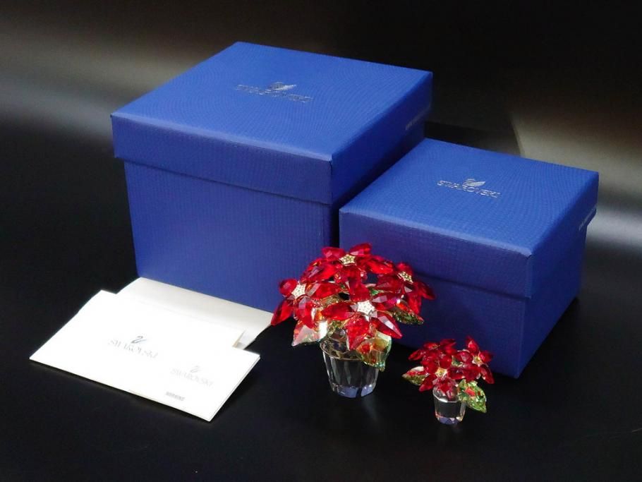 kenji.m 様スワロフスキーポインセチア置物 kenji.m様専用 SWAROVSKI