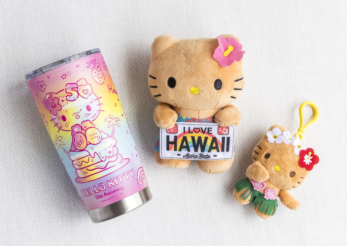 ハワイ限定ハローキティ ストラップセット 2個
