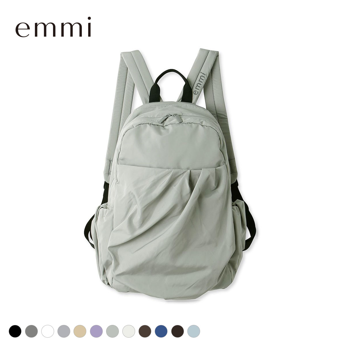 エミ ギャザーボディーバックパック emmi | SHIROHATO(白鳩)