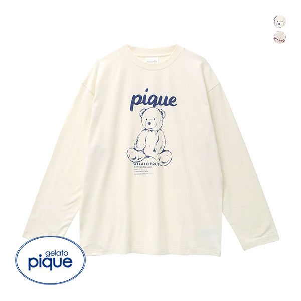 ジェラートピケ gelato pique 【UNISEX】ワンポイントロンT ジェラピケ
