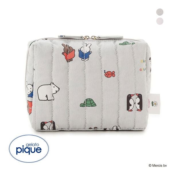 ジェラートピケ Dick Bruna キルティング総柄ママバッグ ジェラピケ