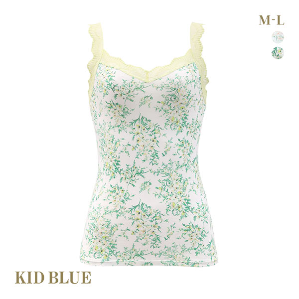 キッドブルー KID BLUE シャーリングレース キャミソール レディース