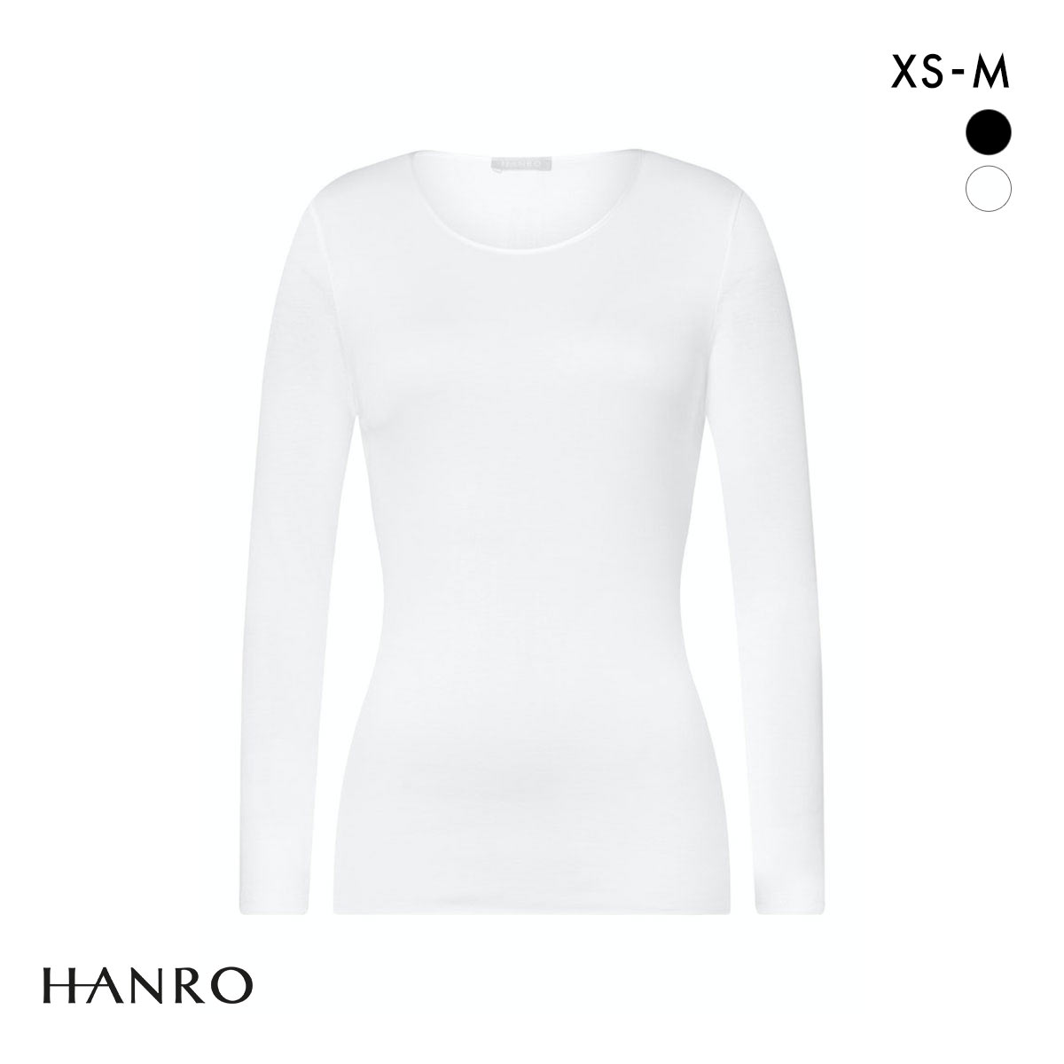 ハンロ コットン シームレス 長袖 トップス HANRO COTTON SEAMLESS U