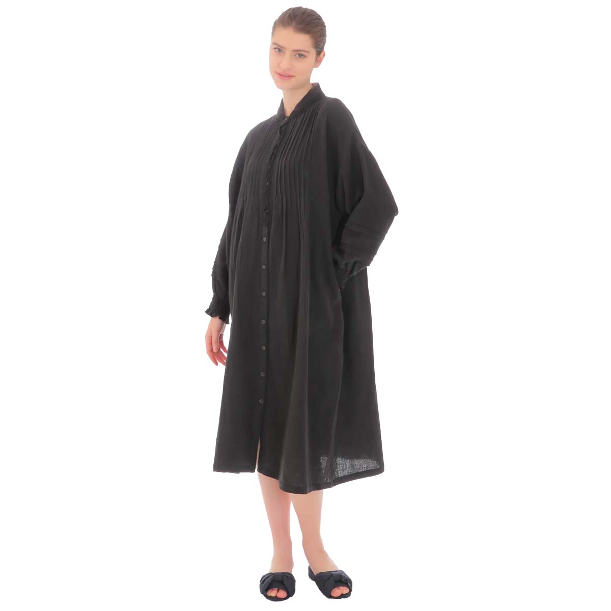 ナルエー NARUE パジャマ シュークリームガーゼクラシカルワンピース