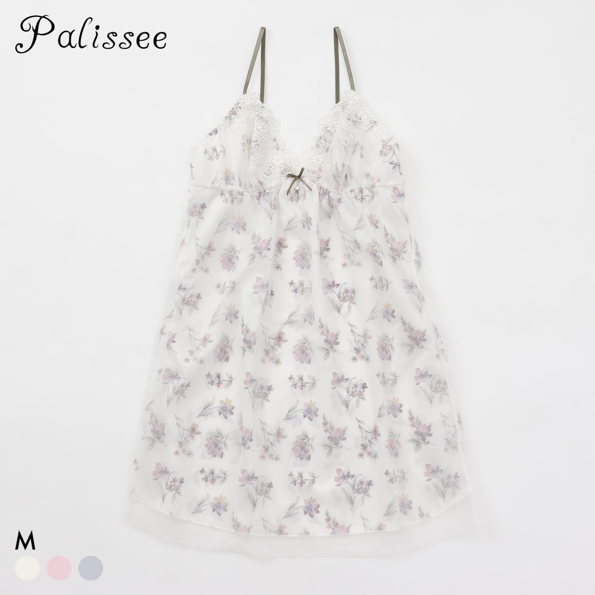 パリーゼ アモーレ スリップ キャミソール ランジェリー 花柄プリント
