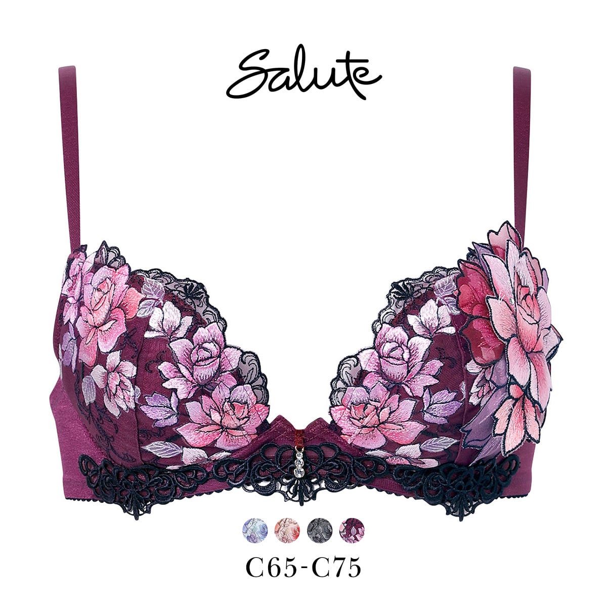 ワコール サルート 23グループ 23G フロントエックスプラス ブラジャー