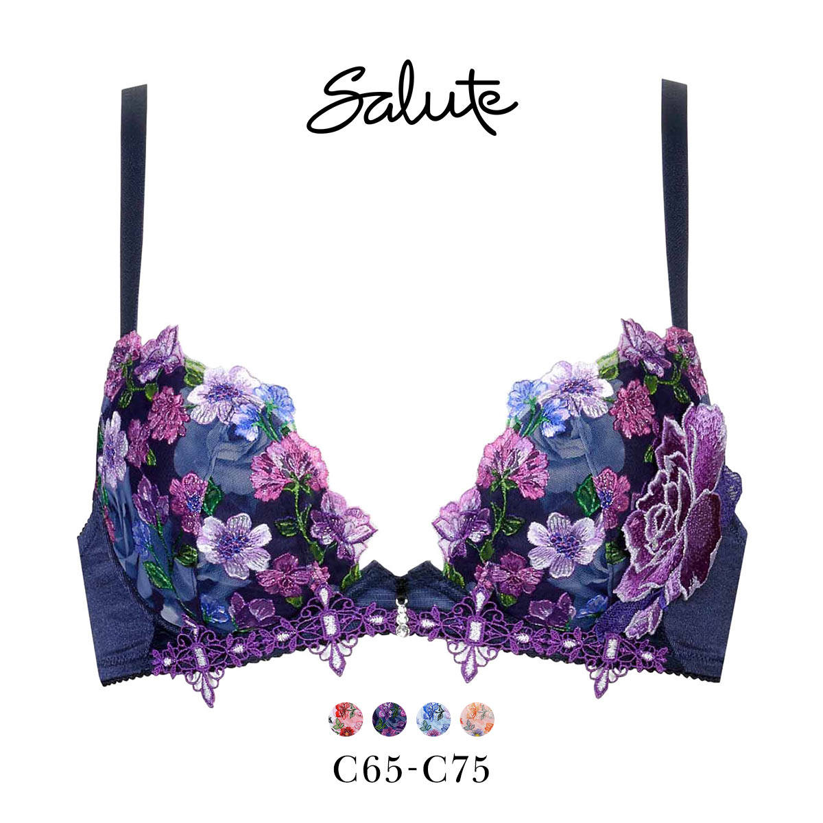 ワコール サルート 60グループ 60G フロントエックスプラス ブラジャー