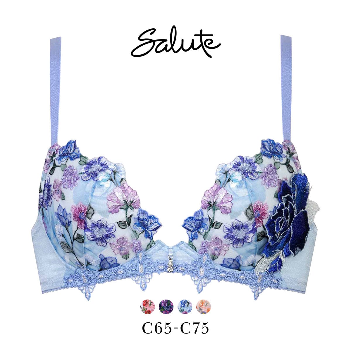 ワコール サルート 60グループ 60G フロントエックスプラス ブラジャー