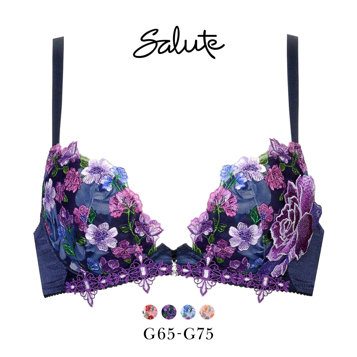 ワコール サルート 60グループ 60G フロントエックスプラス ブラジャー