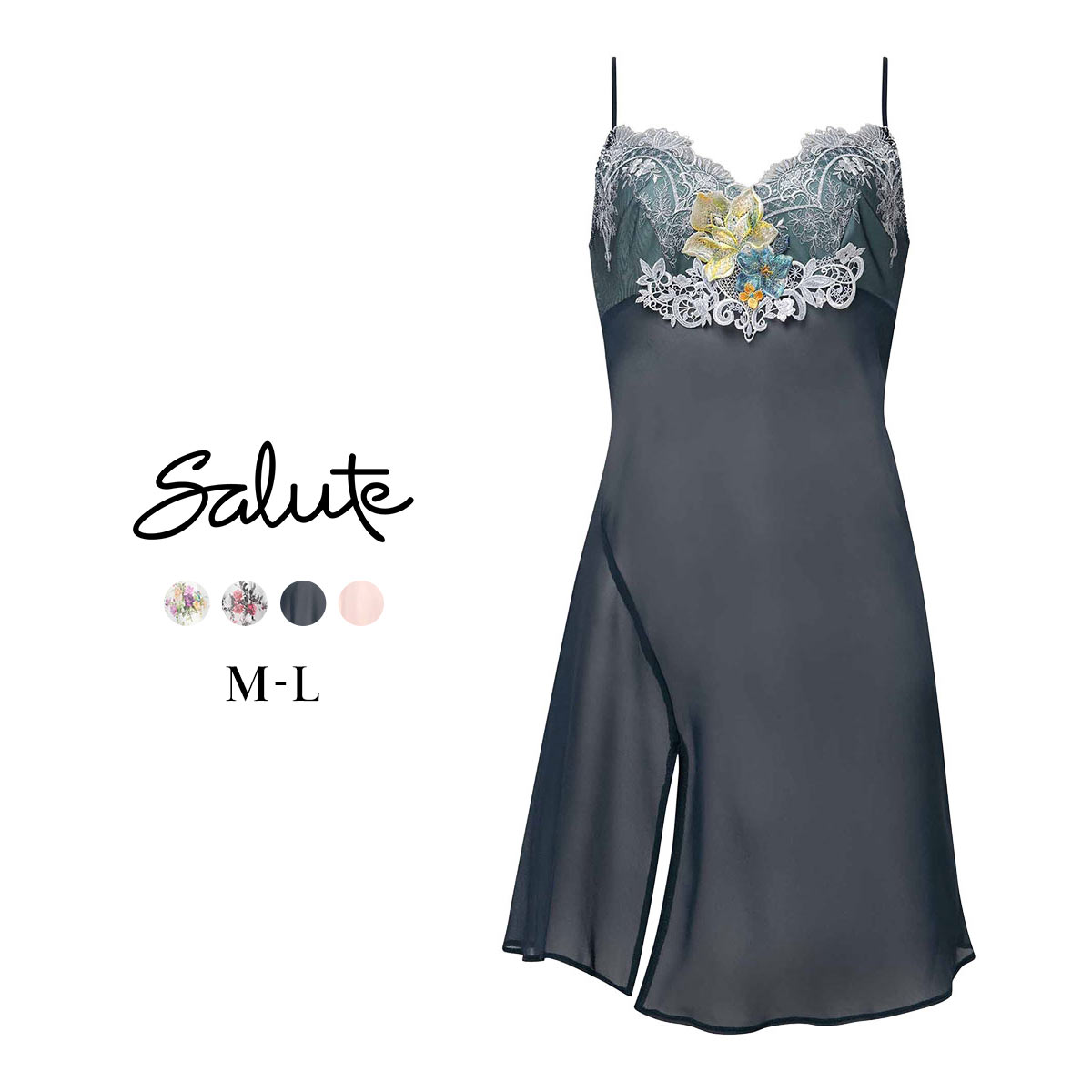 ワコール サルート 13グループ 13G スリップ ランジェリー ML