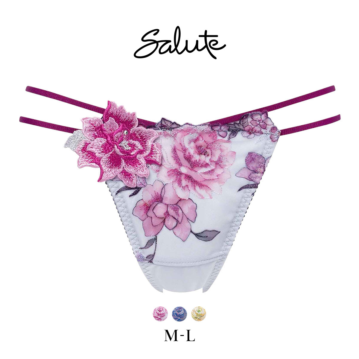 ワコール サルート 21グループ 21G Tバックショーツ ML タンガ ソング