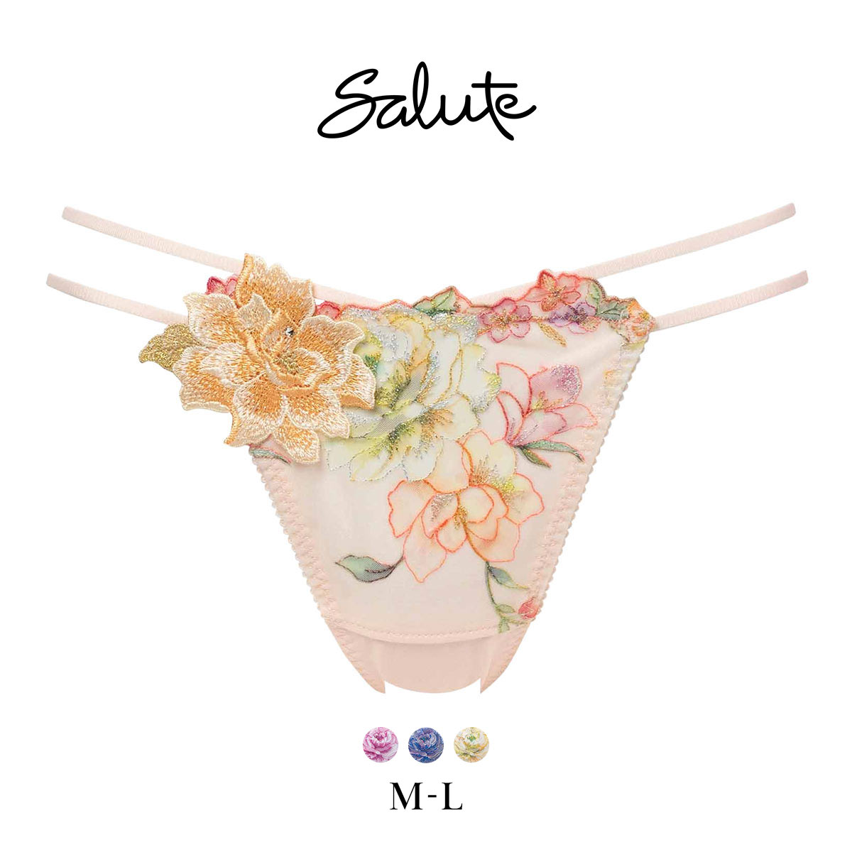 ワコール サルート 21グループ 21G Tバックショーツ ML タンガ ソング