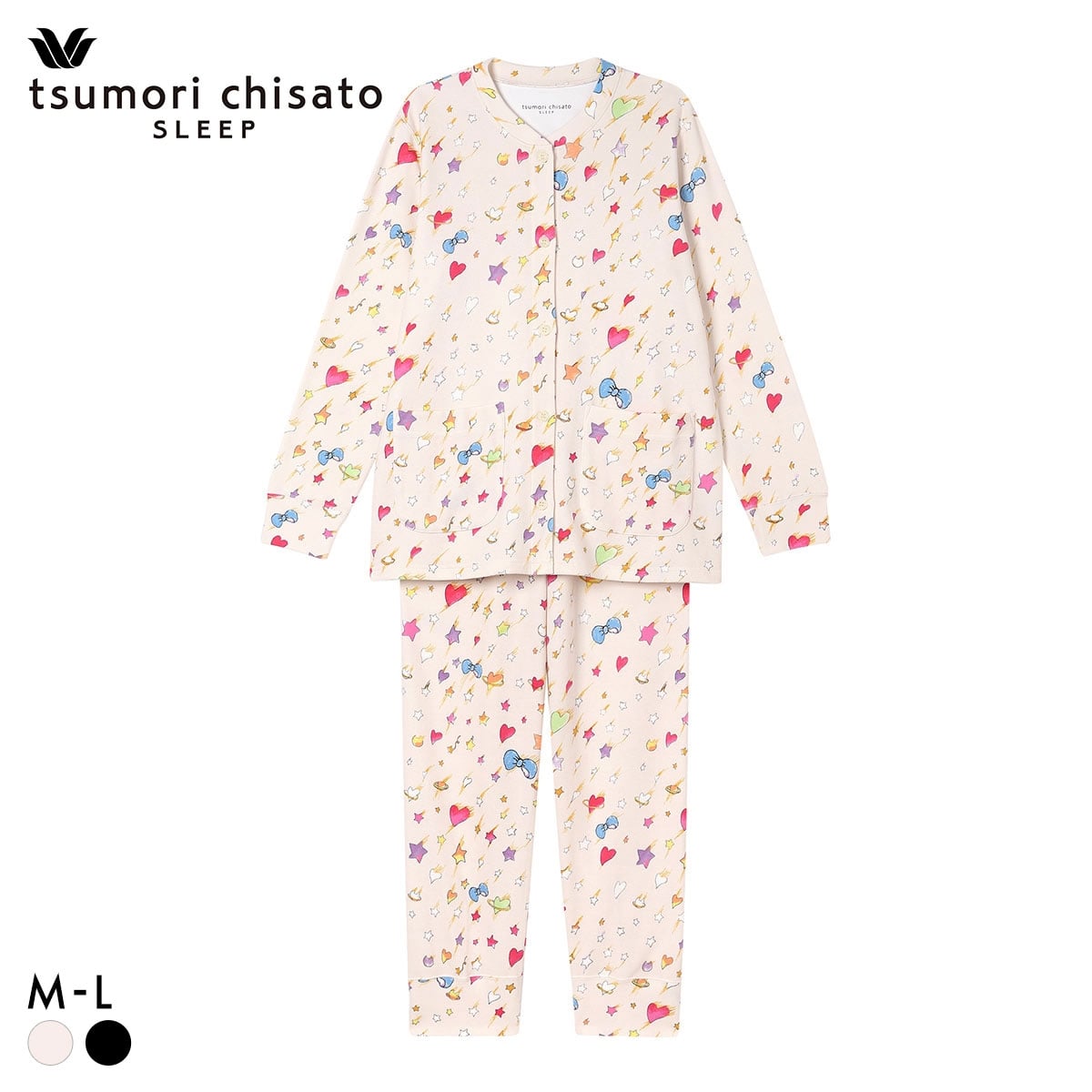 ワコール ツモリチサト スリープ 不思議の国 長袖 シャツパジャマ 上下