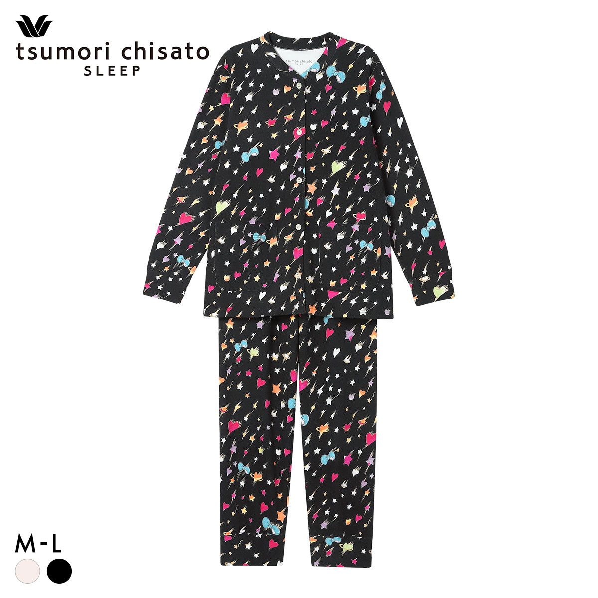 ワコール ツモリチサト スリープ 不思議の国 長袖 シャツパジャマ 上下