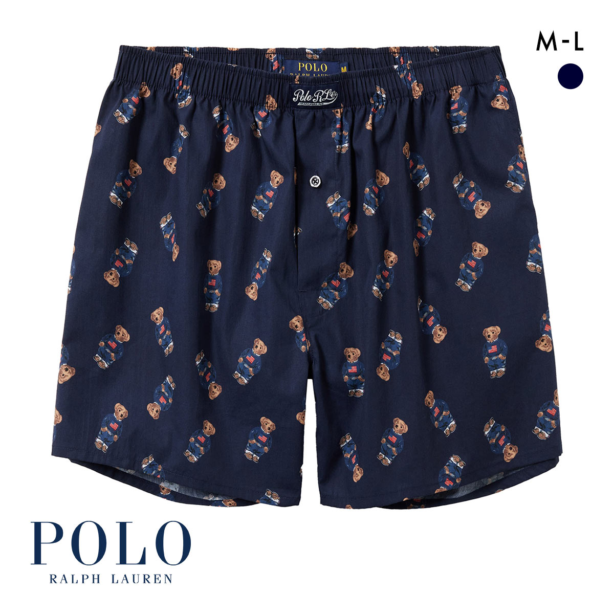 ポロ ラルフ ローレン Core Flag Sweater Bear Woven Boxer トランクス