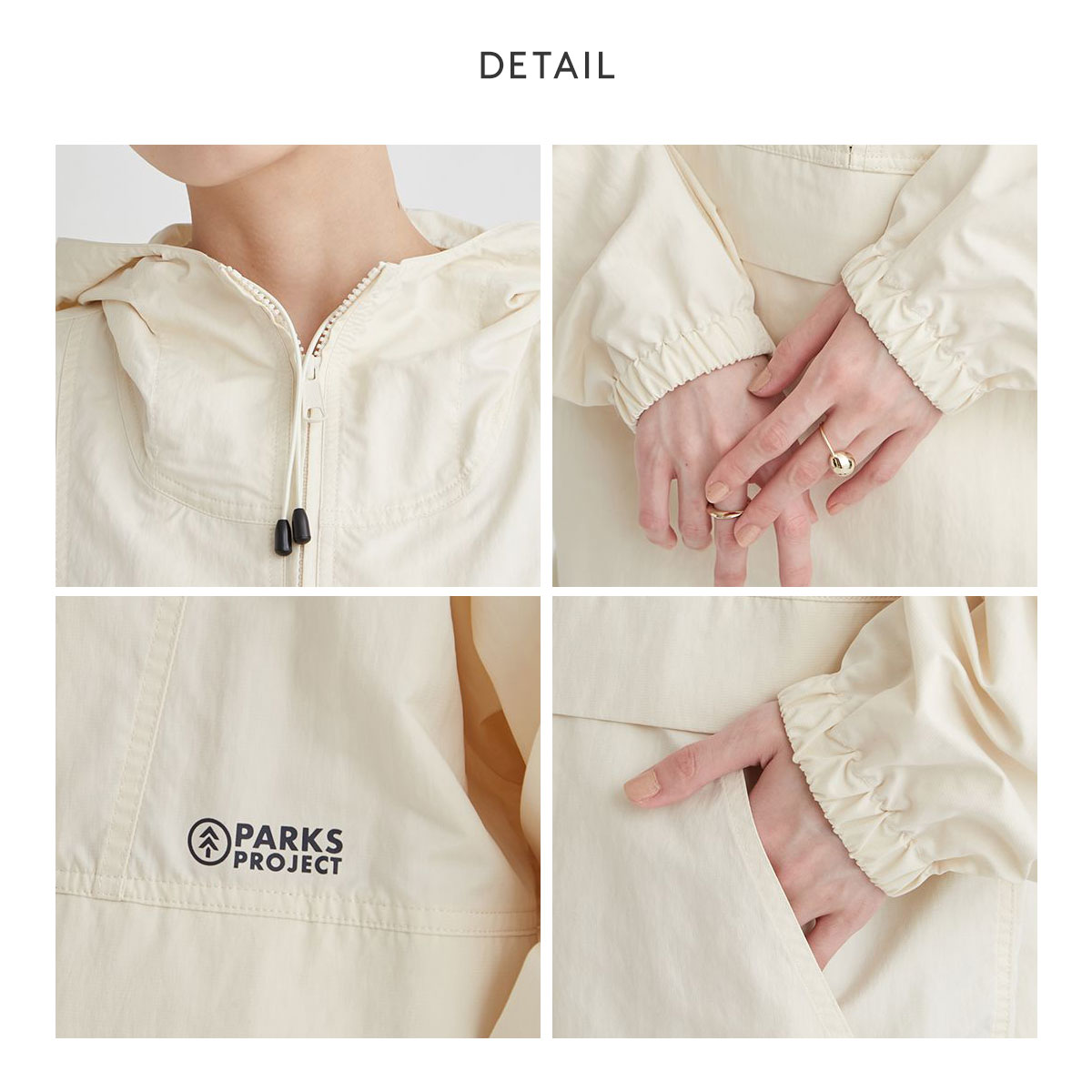 エミ emmi×PARKS PROJECT アノラック 長袖 emmi | SHIROHATO(白鳩)