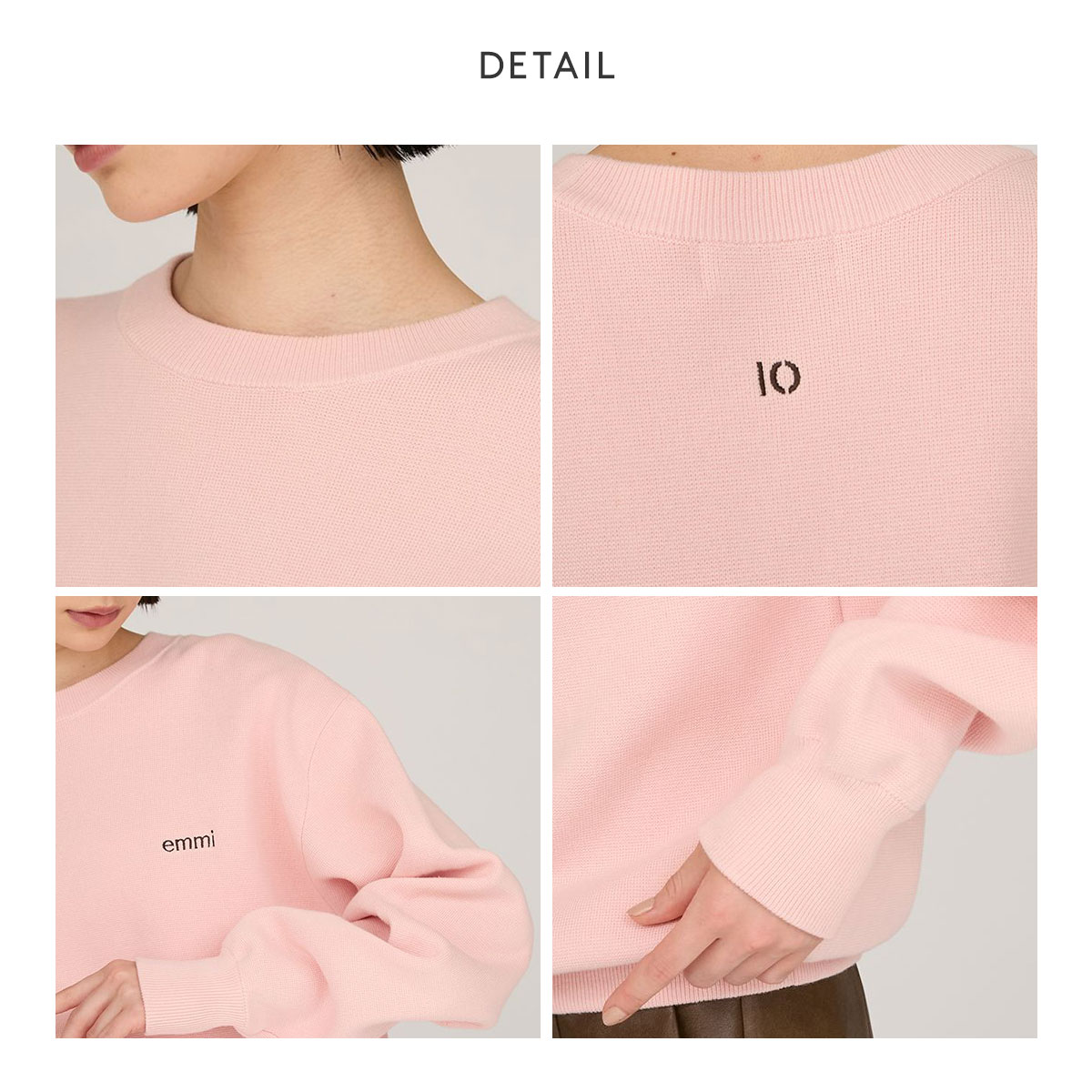 エミ emmiロゴミラノリブトップス emmi ONLINE限定カラー | SHIROHATO