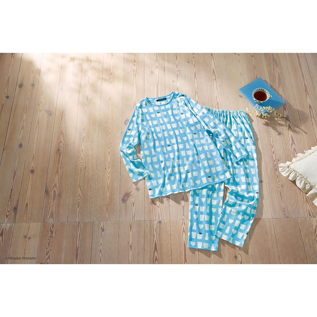 ワコール マタノアツコ ルームウェア 長袖パジャマ 上下セット MEME