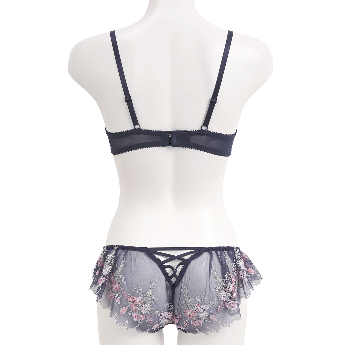 ココランジェ レトロブーケ ブラジャー ショーツ セット SHIROHATO別注