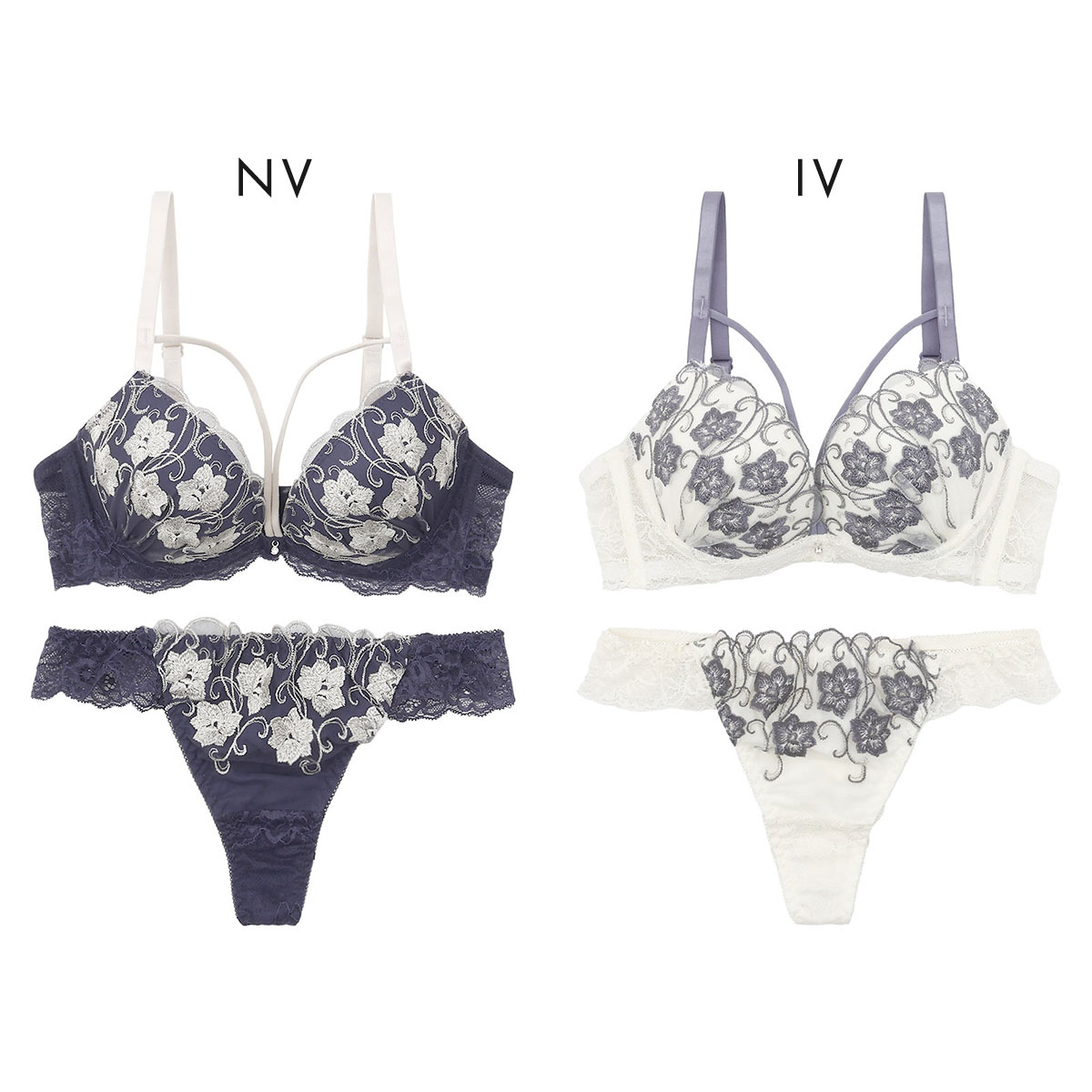 スパークス バイカラーフラワーコード ショーツ セット Tバック