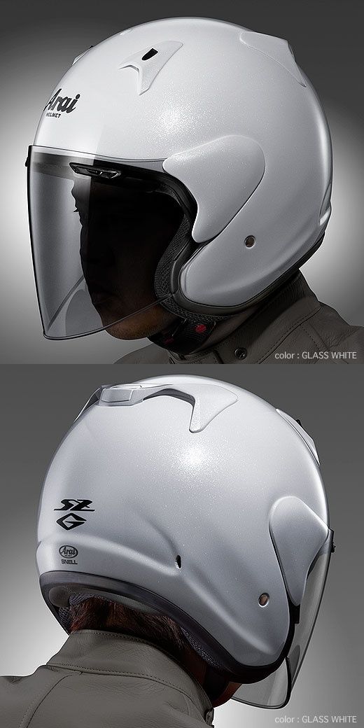 Webike | Arai アライ SZ-G [エスゼット ジー アルミナシルバー
