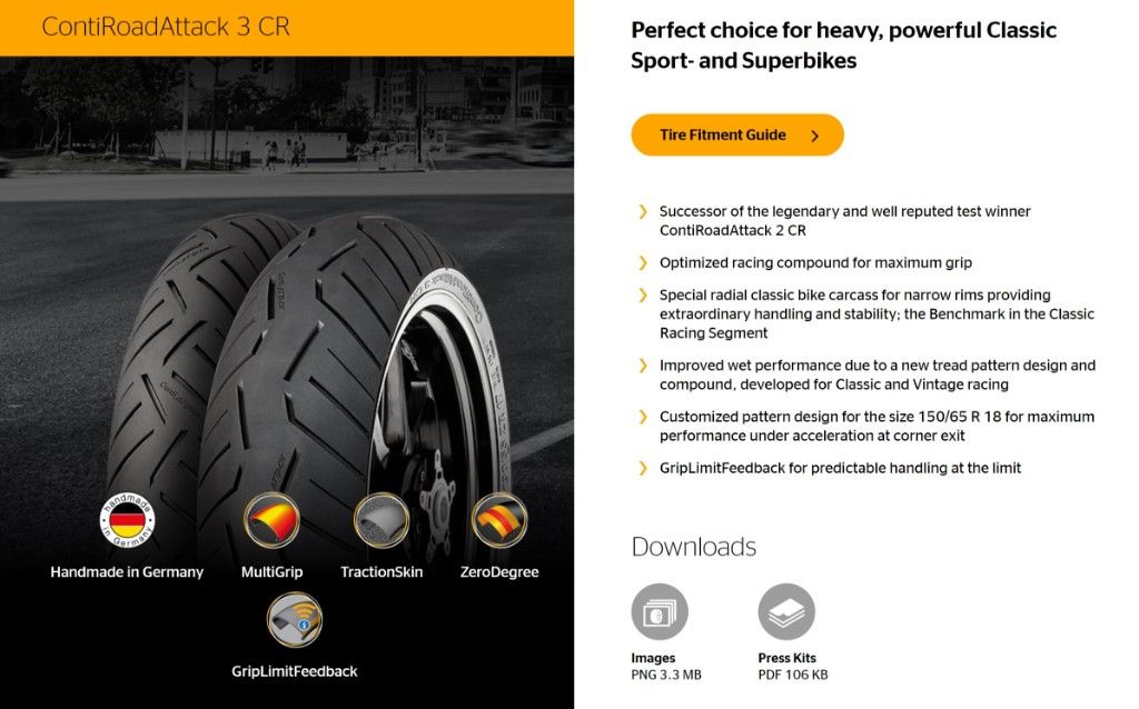 Webike | Continental コンチネンタル ContiRoadAttack 3 CR【110