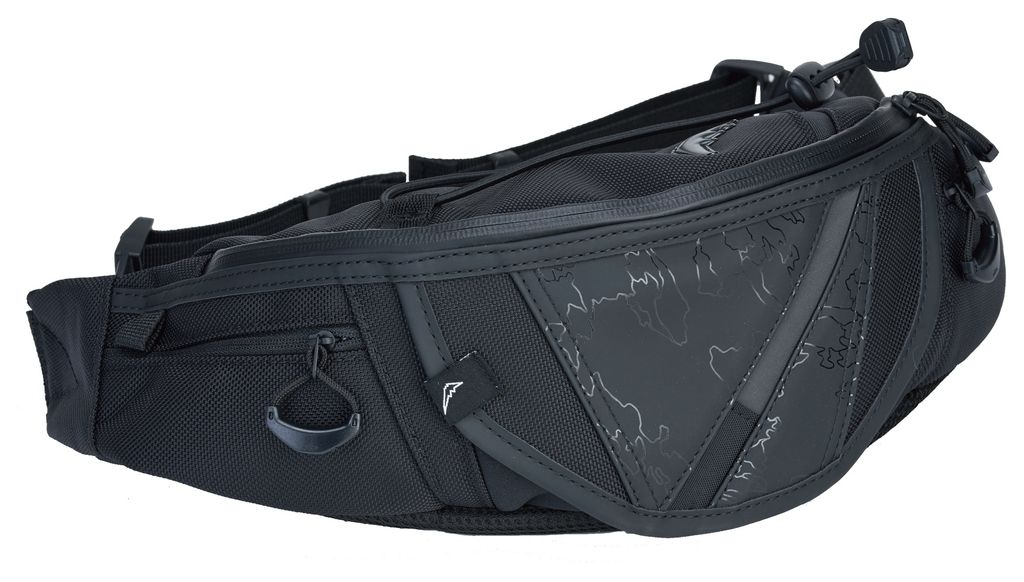 Webike | KUSHITANI クシタニ ウエストバッグ K-3585B(K-3585B-BKOUT-F