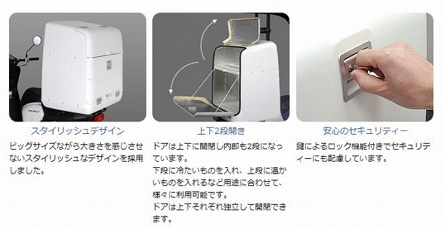 Webike | DeliBox デリボックス ベンリィ用 ビッグデリボックス(CG-3
