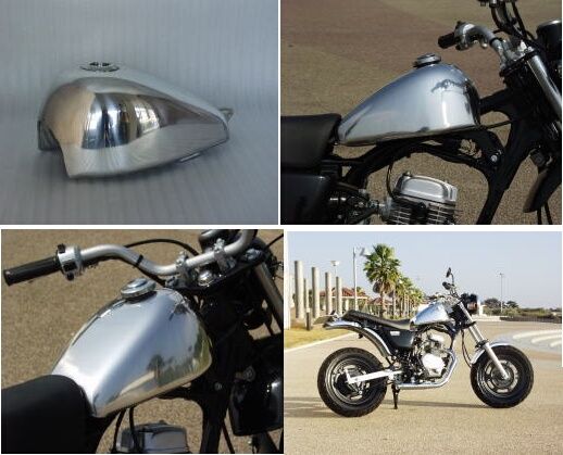 Webike | BIG CEDAR ビッグシーダー アルミティアドロップタンク